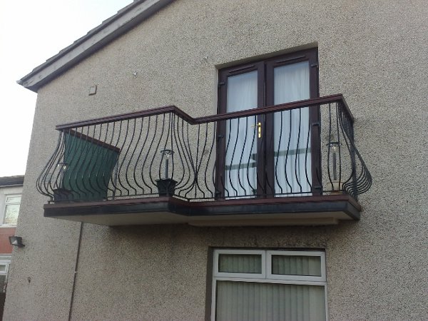 balconies and handrails